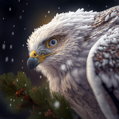 Wall Mural - Portrait of Snow Eagle