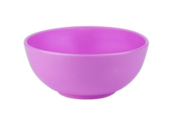 Wall Mural - pink bowl isolated on transparent png