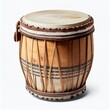 Ceremonial drum isolated on a white background
