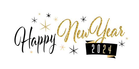 Wall Mural - Happy New Year 2024