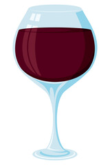 Wall Mural - fresh redwine cup drink