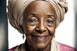 beautiful Elderly African Woman's Wisdom