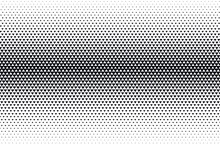 Halftone Triangle Dots. Triangle Halftone Pattern. Abstract Triangle Background.