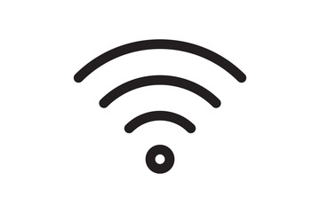 Poster - Wi Fi symbol signal connection. Vector wireless internet technology sign. Wifi network communication icon.
