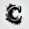 A abstract illustration of a Letter c on a white background