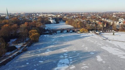 Wall Mural - Winter_Alster