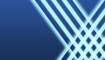 Poster - Light blue abstract background with blurred lines