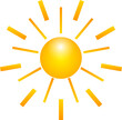 © Tiwawat - Glowing yellow summer hot sun