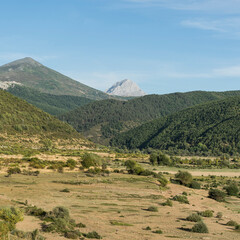 Wall Mural - Dramatic view of Cantabrian Mountains