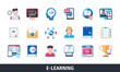 © Genestro - E-learning 3d vector icon set. Education, internet, email, book, online, devices, diploma, video lesson, support. Realistic objects in 3D style