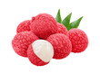 © supamas - Lychee with leaves isolated on transparent png