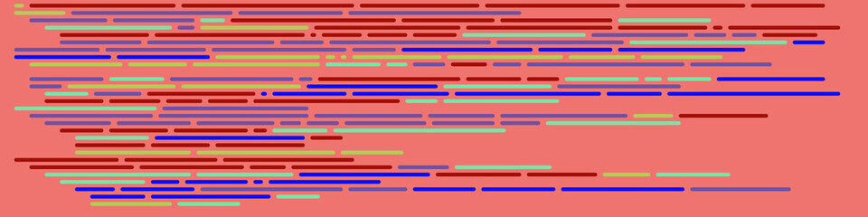 Code on screen vector illustration, flat cartoon coding lines simulation