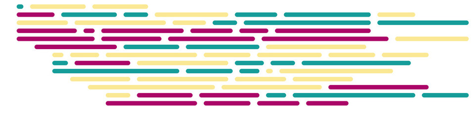 Code on screen vector illustration, flat cartoon coding lines simulation