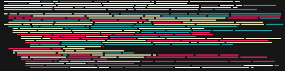 Code on screen vector illustration, flat cartoon coding lines simulation