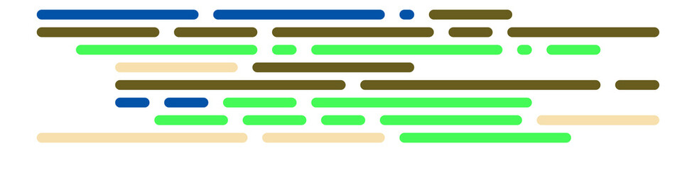 Code on screen vector illustration, flat cartoon coding lines simulation