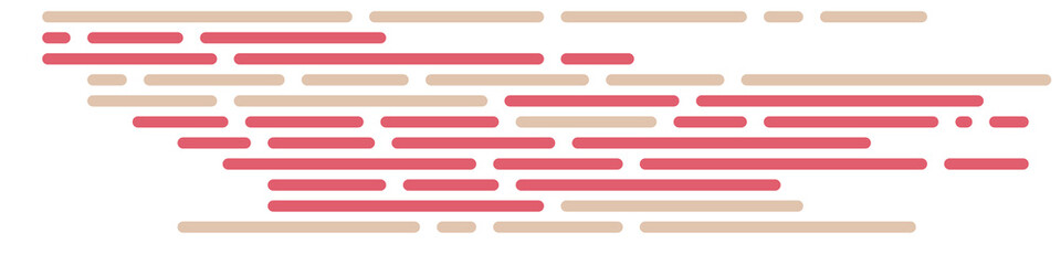 Code on screen vector illustration, flat cartoon coding lines simulation