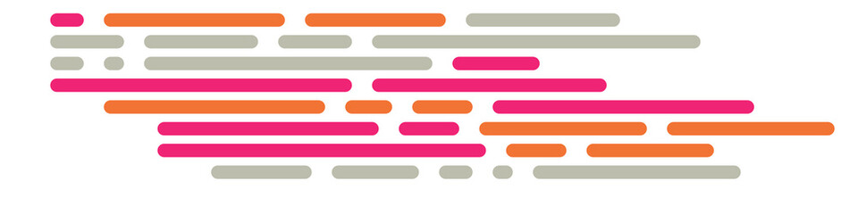 Code on screen vector illustration, flat cartoon coding lines simulation