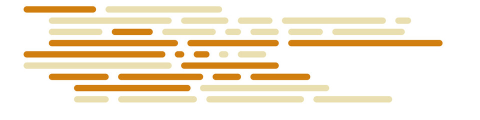 Code on screen vector illustration, flat cartoon coding lines simulation