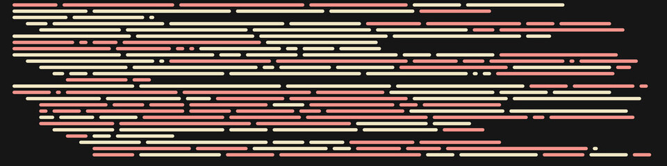 Code on screen vector illustration, flat cartoon coding lines simulation