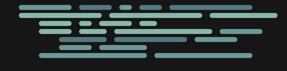 Code on screen vector illustration, flat cartoon coding lines simulation