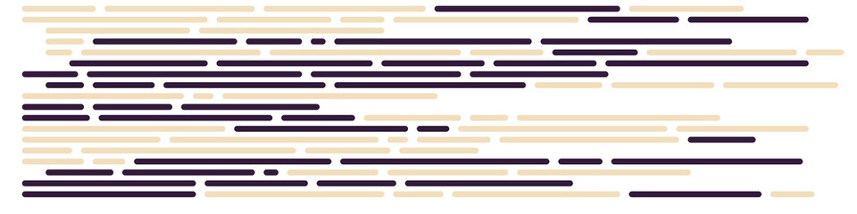 Code on screen vector illustration, flat cartoon coding lines simulation
