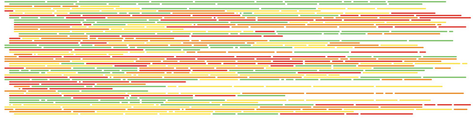 Code on screen vector illustration, flat cartoon coding lines simulation