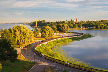 Wall Mural - One of the many parks in Yaroslavl