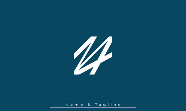Alphabet letters Initials Monogram logo NX , XN