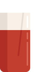 Poster - Pomegranate fresh juice icon. Flat illustration of Pomegranate fresh juice vector icon for web design isolated