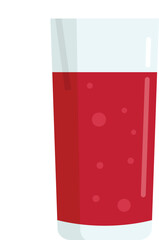 Poster - Cherry fresh juice icon. Flat illustration of Cherry fresh juice vector icon for web design isolated