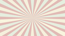Retro Background With Rays For Circus Poster 