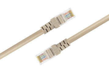 Wall Mural - cable with RJ-45 connector