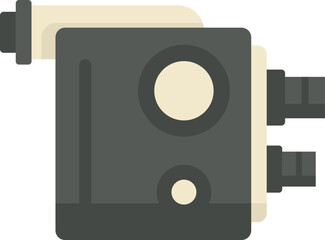 Poster - old camcorder icon flat vector. video camera. cinema movie isolated