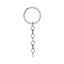 Chain, With Ring, For Keychain Or Keys