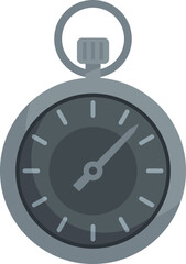 Poster - sport stopwatch icon flat vector. stop watch. clock time isolated