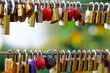 © brastockimage - Close up of love locks in a row