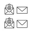 © Lunaraa - Mail icon vector for web and mobile app. email sign and symbol. E-mail icon. Envelope icon