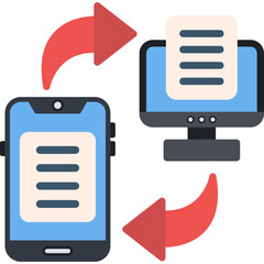 Poster - Data Transfer Icon