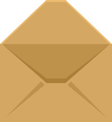 Aufkleber - document envelope icon flat vector. information mail. letter email isolated