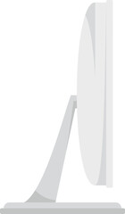 Poster - Monitor screen icon flat vector. Pc display. Modern technology isolated