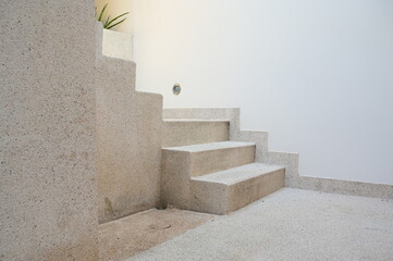 Wall Mural - granite staircase textured background, construction industry