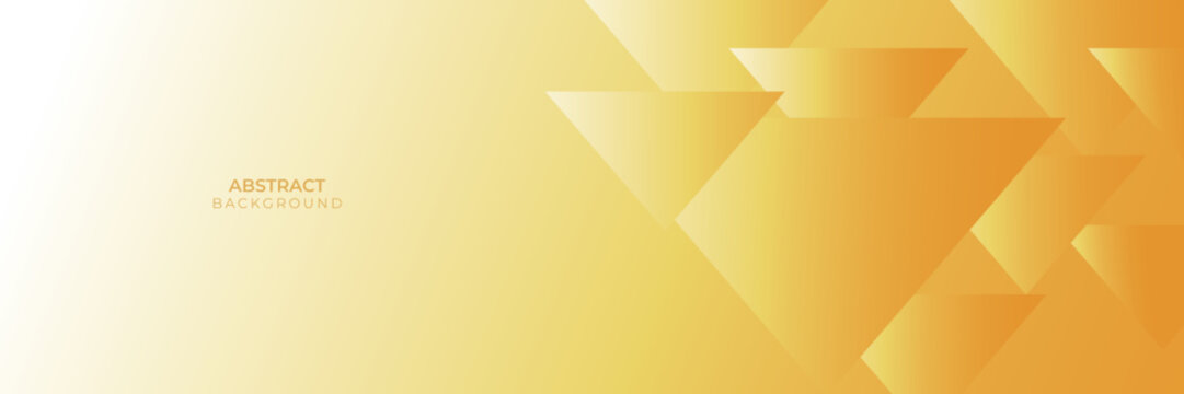 Simple gradient yellow abstract background, geometry background