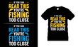 Fishing Lover T-shirt Design vector. Use for T-Shirt, mugs, stickers, Cards, etc.