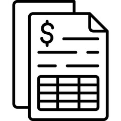 Poster - Bank Statement Icon