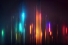 Abstract Background With Vertical Lights, Generative Ai