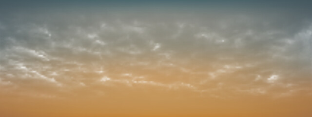 Wall Mural - hazy sky and white soft clouds floated in the sky. beautiful air and sunlight with cloud scape color