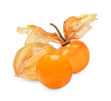 Cape Gooseberry, Physalis Isolated On White Background