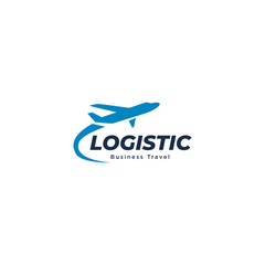 Air Plane modern color agency travel business logo. transport, logistics delivery logo design 