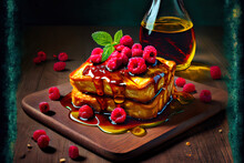 French Toast With Raspberries