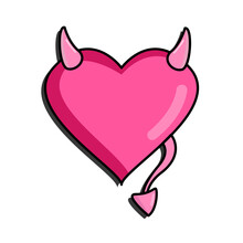 Heart  Devil Illustration 